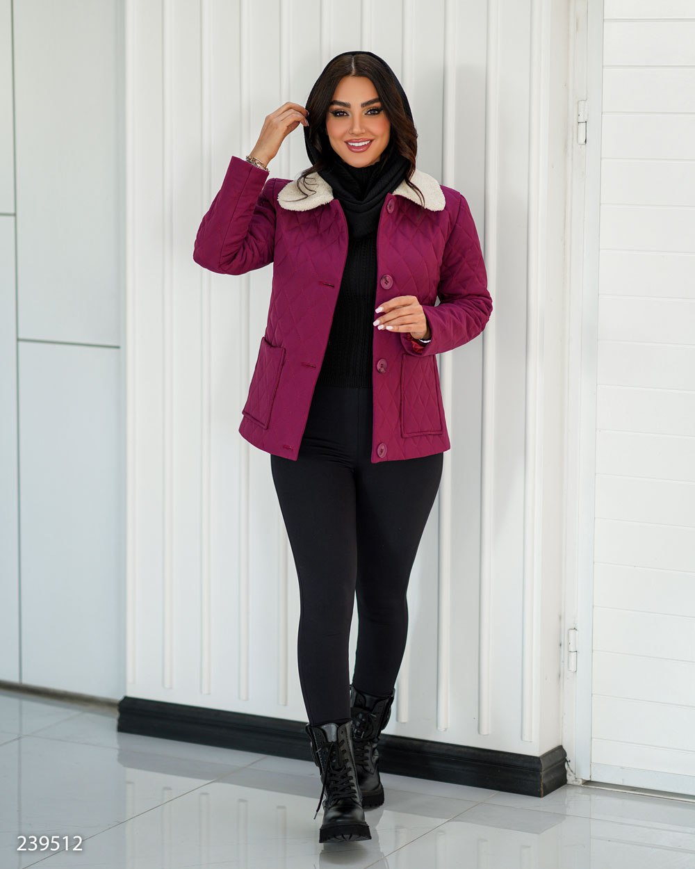 کاپشن مدل اویتا سایزبندی ۳۶ تا ۴۸