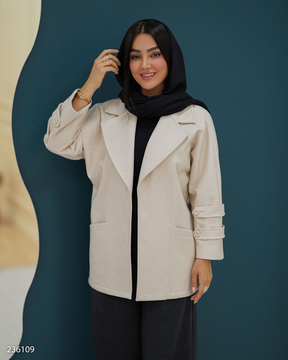 پالتو مدل لوکا سایزبندی ۳۸ تا ۴۸