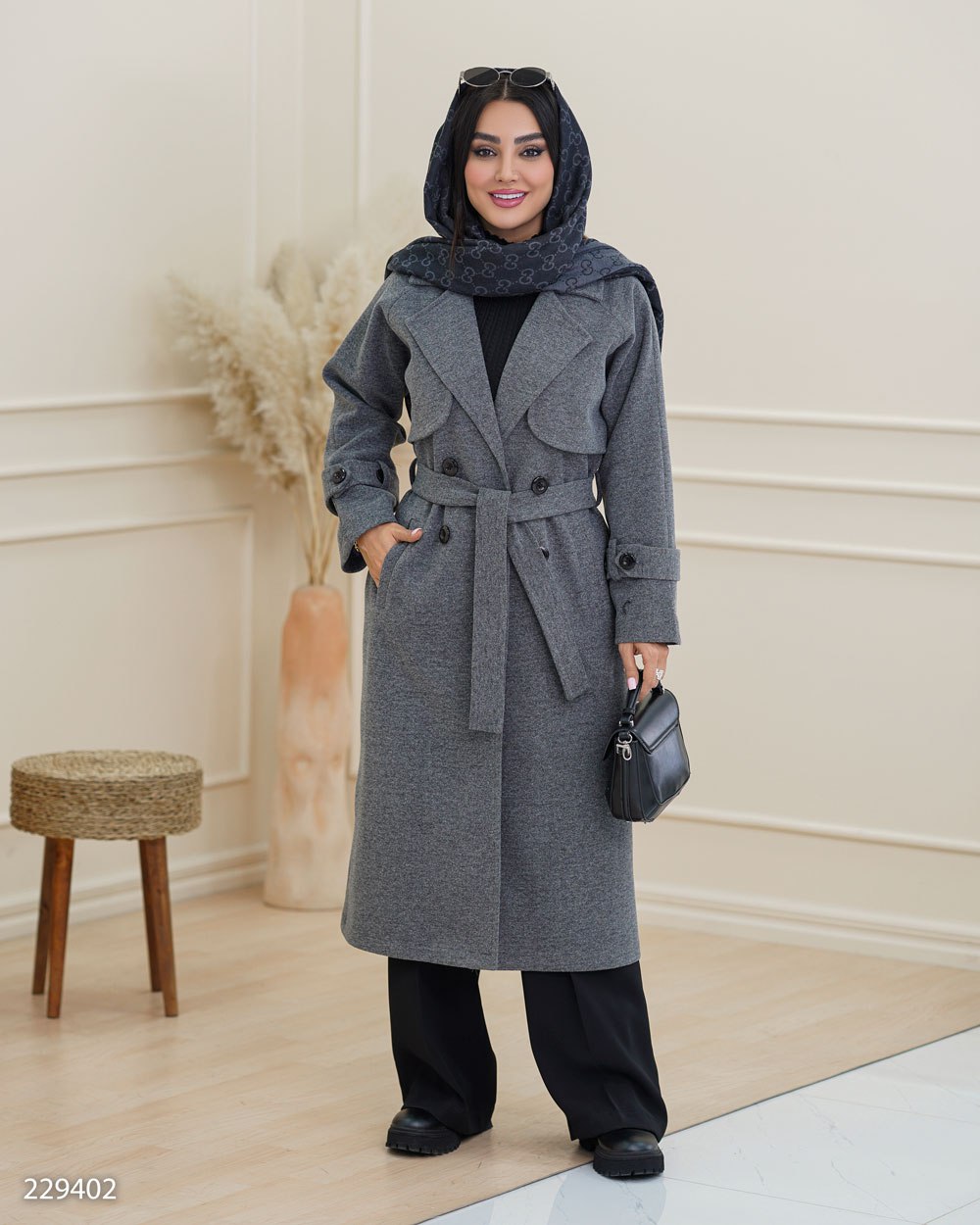 پالتو مدل آروا سایزبندی ۳۶ تا ۴۶