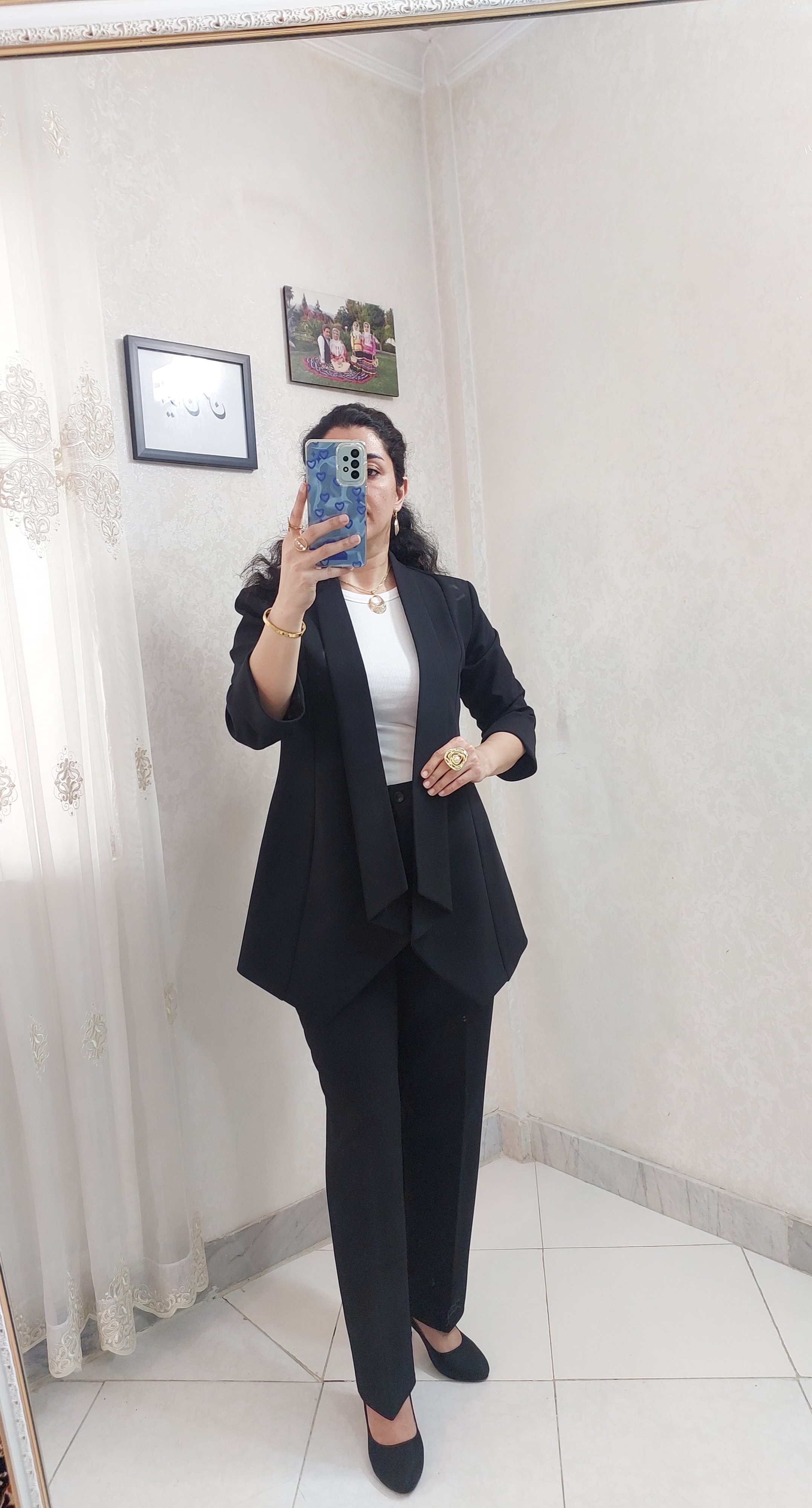 مانتو کتی نازگل سایز بندی ۳۸ تا ۴۸